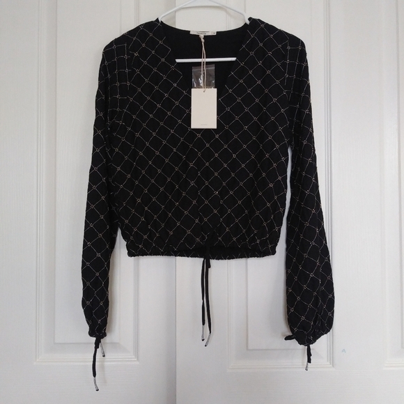 Revolve Tularosa Long Sleeve Bree Blouse Xxsmall - Picture 2 of 9